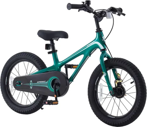 Vista 12 de RoyalBaby Bicicleta para niños, ligera de aleación de magnesio de 16/18 pulgadas, para niños y niñas de 4 a 9 años, ruedas de entrenamiento