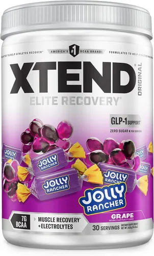 Vista 19 de Xtend Polvo Original BCAA, 7g de BCAAs y 2.5g de L-Glutamina para la Recuperación Muscular, Hidratación y Músculo Delgado, Bebida Sin Azúcar