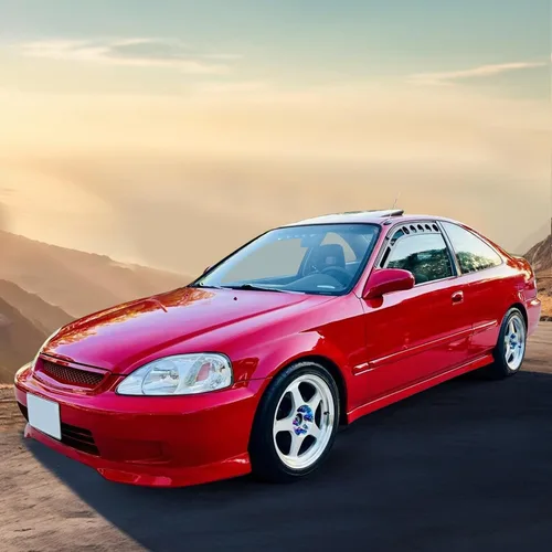 Vista 2 de 1999 – 2000 Honda Civic Type-R Defensa delantera, Pintado negro
