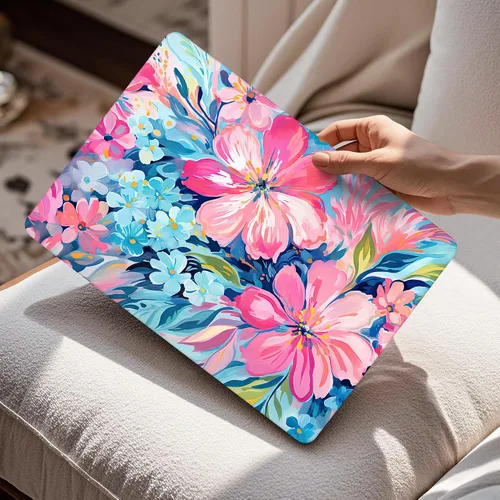 Vista 3 de Mektron Funda para MacBook Air 2026 de 15 pulgadas M5 A3448 compatible con M4 A3241 /M3 A3114/M2 A2941 cubierta rígida de plástico impreso