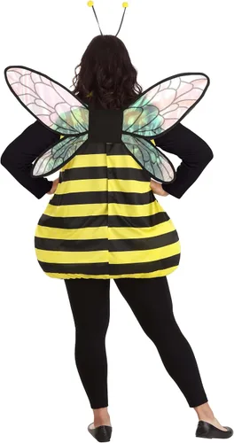 Vista 2 de Disfraz de Buzzin' Bumble Bee para adulto de talla grande