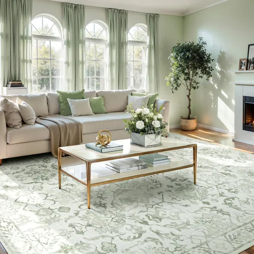 Vista 27 de Alfombra de área pequeña de 2 x 3 pulgadas, color beige, para entrada, baño, cocina, antideslizante, de pelo bajo, lavable, moderna alfombra bohemia