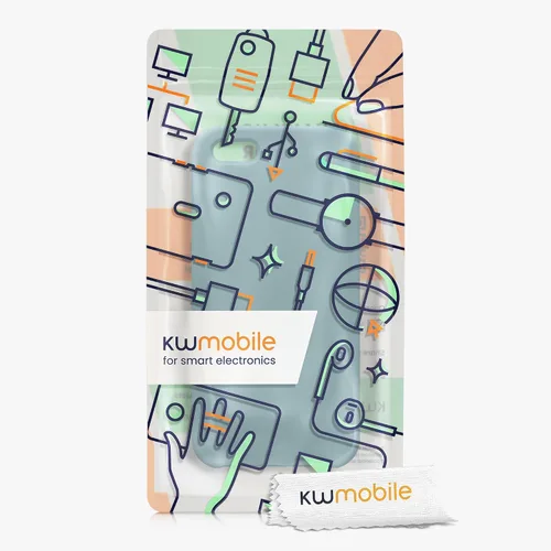Vista 6 de kwmobile Funda compatible con Apple iPhone SE (1.Gen 2016) / iPhone 5 / iPhone 5S - Funda de teléfono protectora de silicona TPU suave - Arctic Night