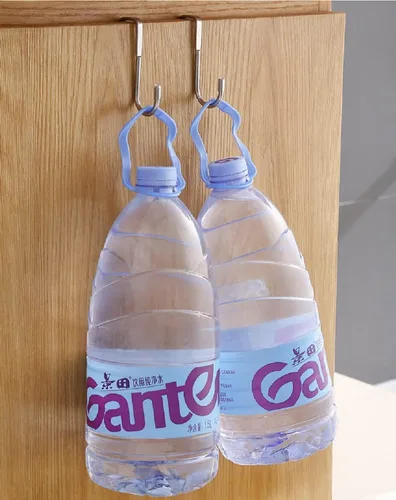 Vista 4 de Soporte de gancho para cajón de puerta – 304 acero inoxidable doble en forma de S gancho de metal resistente sin perforar la puerta trasera