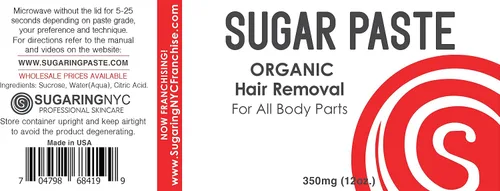 Vista 2 de Sugaring Sugaring NYC - Pasta para bikini, piernas, brasileño, brazos y espalda, 12 onzas