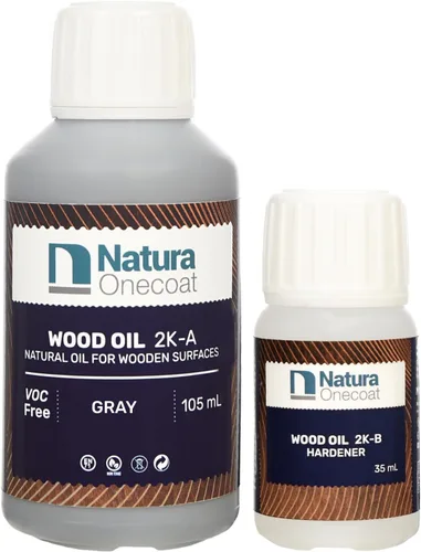 Vista 15 de Aceite Mancha para Madera - 769 pies² - 1.3 L, Blanco – Acabado de Madera para Muebles de Interior y Pisos - Aceite de Madera de Linaza - Secado