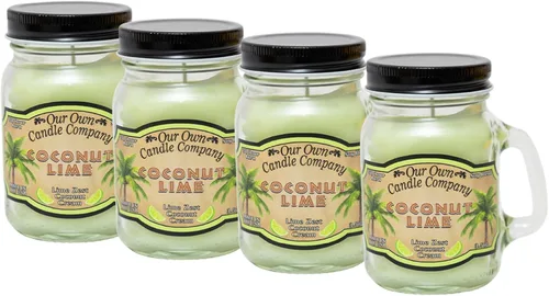 Vista 27 de Grandma's Kitchen - Mini vela perfumada en tarro Mason de Our Own Candle Company, 3.5 onzas (paquete de 4)