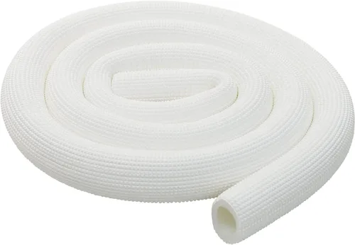 Vista 10 de Tubo de aislamiento para tuberías, BESUNTEK de 6 pies de longitud con preservación del calor, tubo de espuma aislado con agarre de soporte