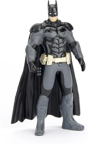 Vista 3 de Jada DC Comics Batman 2015 Arkham Knight Batmobile y Batman Metals Vehículo coleccionable de juguete fundido a presión con figura, negro, escala 1:24
