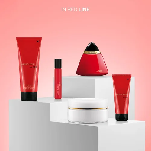Vista 8 de Mauboussin - In Red 3.4 fl oz (3.3 Fl Oz) - Eau de Parfum para Mujer - Aromas orientales, florales y amaderados