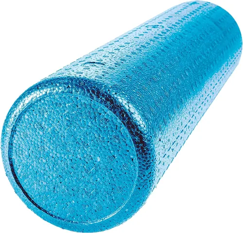 Vista 9 de JFIT High Density Foam Roller – EPP Deep Tissue Massage Roller for Muscle Recovery, Myofascial Release & Stretching Azul solido