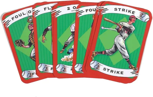 Vista 6 de eeBoo: Juego de cartas y juego de béisbol, 36 cartas de acción con campo plegable, desarrolla el pensamiento estratégico, para edades de 5 años