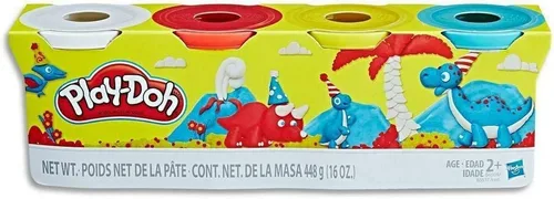 Vista 3 de Play-Doh Paquete de 8 unidades de compuesto de modelado no tóxico, latas de 4 onzas (8 latas, 32 onzas)