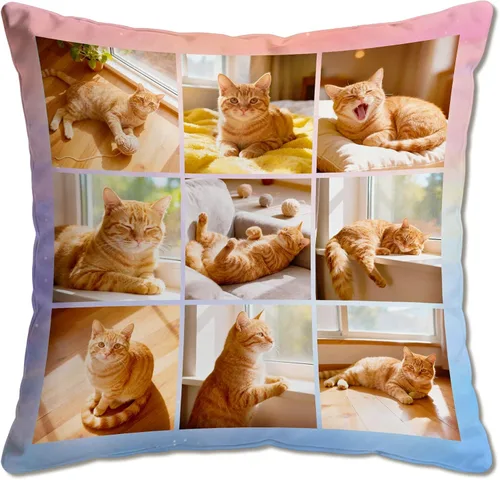 Vista 11 de Almohada personalizada, almohadas personalizadas con imagen, almohadas personalizadas con fotos de mascotas, almohada para niños con nombres, regalo