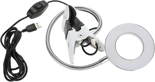 Vista 2 de Maquillaje, USB Maquillaje Tatuaje Lámpara LED, Lámparas de Belleza, Microblading Luz Belleza con Abrazadera LED Lámpara de Escritorio para Cejas