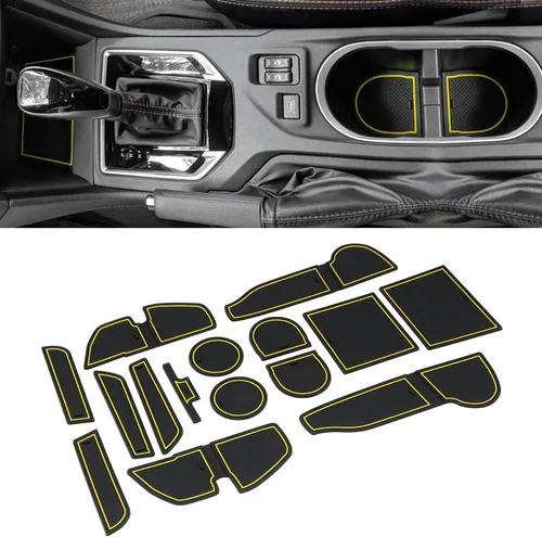Vista 8 de Inserto de portavasos para Subaru Crosstrek 2023 2022 2021 2020 2019 2018 y para Subaru Impreza 2017-2023 Alfombrilla de consola central