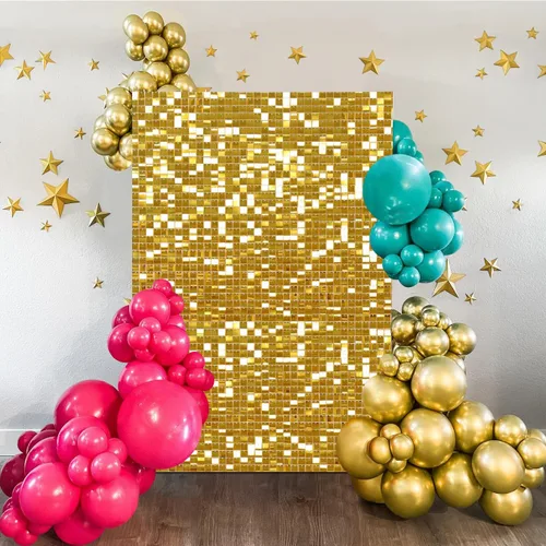 Vista 25 de Fondo negro brillante para pared, 3 x 4 pies, fondo de fotos de graduación con purpurina para fiestas, aniversarios, discotecas, cumpleaños