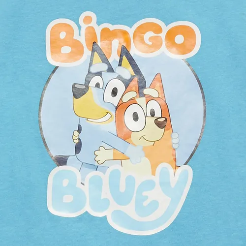 Vista 2 de BLUEY Camiseta estampada transpirable y moderna para niñas de Bingo