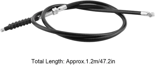 Vista 3 de Cable de embrague de motocicleta con ajustador, cable de embrague de plástico para motocicleta, línea de enlace de cable de embrague de 47.2