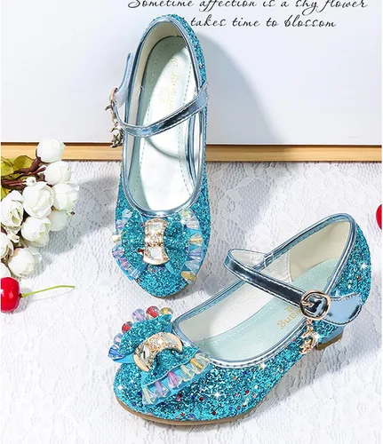 Vista 5 de Cadidi Dinos Zapatos de vestir para niñas, zapatos de fiesta de boda, zapatos de tacón Mary Jane Princesa (bebéniño pequeñoniño grande)
