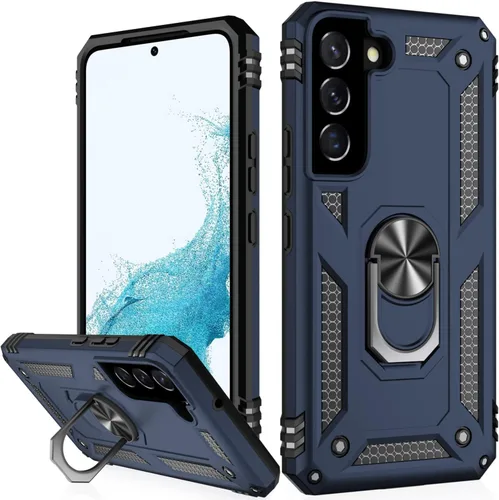 Vista 62 de IKAZZ Funda para Galaxy S21, Grado Militar Resistente a Golpes de Servicio Pesado Cubierta Protectora para Teléfono Pasa Prueba de Caída de 16 pies