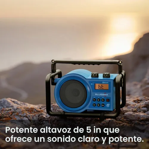 Vista 8 de Sangean Compact Ultra Rugged receptor de radio Azul