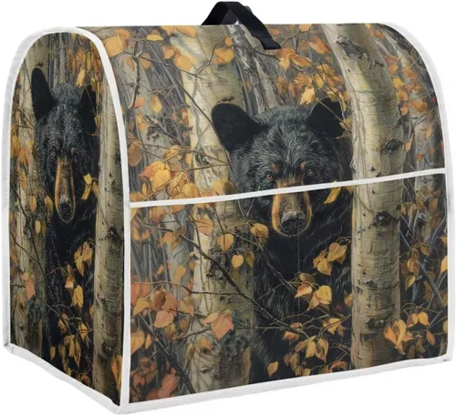 Vista 26 de Talayituse Beach Turtle Starfish Print Stand Mixer Cover for 4.5-5 Quarts Kitchen Aid, Washable Mixer Dust Cover with Handle and Pocket Kitchen