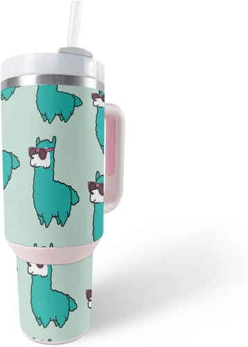 Vista 17 de MightySkins Skin - Vaso de vinilo compatible con Stanley The Quencher H2.0 FlowState de 40 onzas, diversión de los años 90, protectora, duradera
