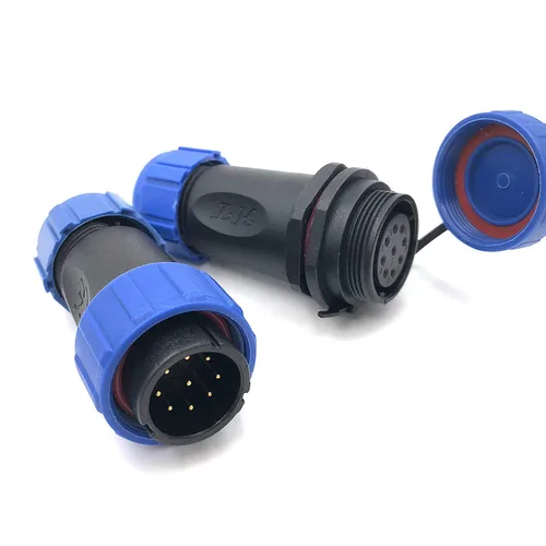Vista 3 de SP21 2Pin ~ 12Pin Panel Mount 0.827 in Conector, Conector de cable de aviación, IP67 impermeable al aire libre enchufe eléctrico y enchufe (2 pines)
