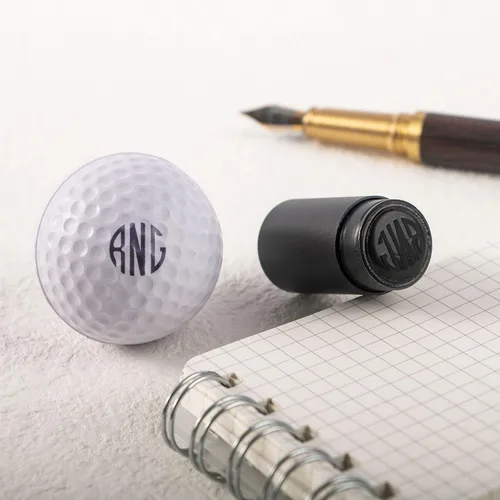 Vista 6 de STAMTECH Sello de pelota de golf personalizado: añade un toque personal a tu juego de golf con sello de pelota de golf reutilizable personalizado