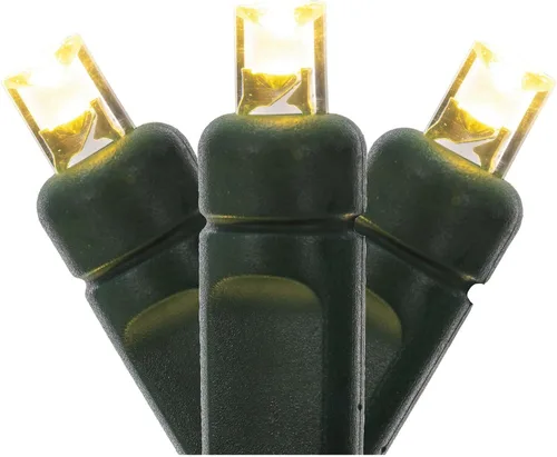 Vista 36 de Vickerman Juego de 100 luces LED GW WA Ec multicolor con LED gran angular de molde único, 36 pies