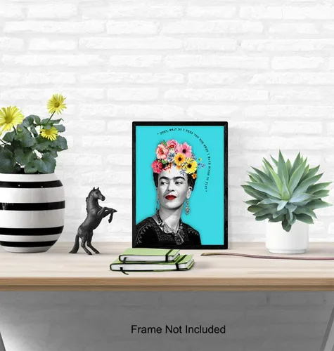 Vista 4 de Póster artístico para pared, 8 x 10 pulgadas, cita motivacional de arte moderno para dormitorio, baño, baño, oficina en casa, decoración pop