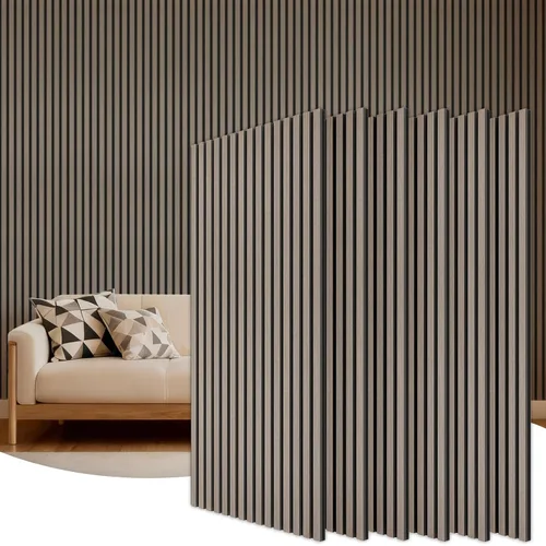 Vista 11 de TONOR Paneles de pared de madera para decoración de paredes interiores, paquete de 2 unidades de 47.2 x 23.6 pulgadas