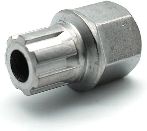 Vista 12 de TMAX Abc0/10Pt Bloqueo de rueda Lugnut antirrobo Tuerca Tornillo Eliminación de llave Socket S3057 para Vw Audi