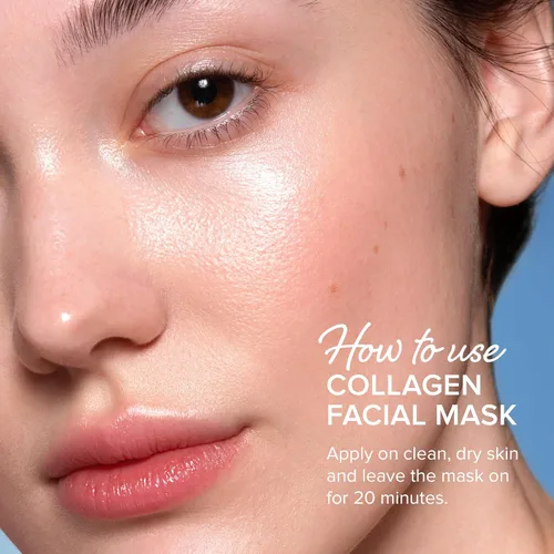 Vista 3 de MAREE Paquete de geles para ojos y máscaras faciales, geles debajo de los ojos para ojos hinchados y ojeras, mascarillas hidratantes en láminas