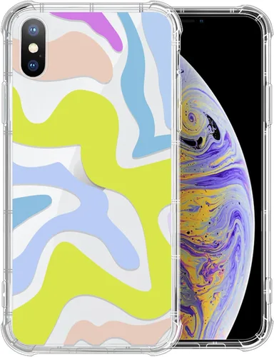 Vista 20 de Funda compatible con iPhone X/Xs, TPU suave, transparente, a prueba de golpes, funda protectora transparente para iPhone X/XS, alpaca