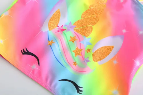 Vista 3 de RuuYiicoco Traje de baño tankini de dos piezas para niñas pequeñas
