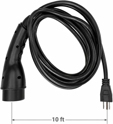 Vista 6 de JOEEGO Conjunto de cable de alimentación de carga para carrito de golf D2, D3, D5 y D-Max EV, 16A 110V ~ 220V, certificado UL, reemplaza al OEM #