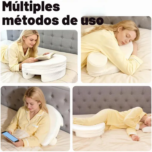 Vista 7 de JZHLLA Almohada de cama lateral ajustable en altura