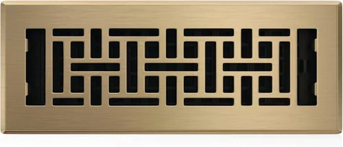 Vista 66 de Decor Grates Registro de suelo oriental AJH212-RB, 2 x 12 pulgadas, acabado de bronce frotado