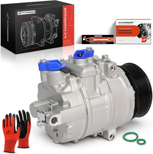 Vista 10 de A-Premium Compresor A/C con embrague compatible con BMW 335i 3.0L 2012-2013, 335i 3.0L xDrive 2013, X3 3.0L 2011-2016, X4 3.0L 2015-2016