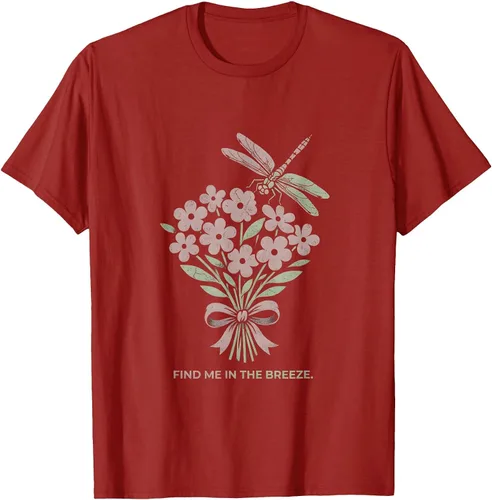 Vista 12 de Find Me In The Breeze Nature Inspired Design T-Shirt