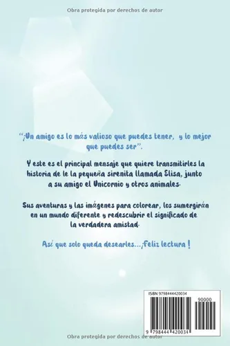 Vista 2 de LA SIRENITA Y EL UNICORNIO Un amigo es lo más valioso que puedes tener, y lo mejor que puedes ser! Historia para niños sobre la amistad