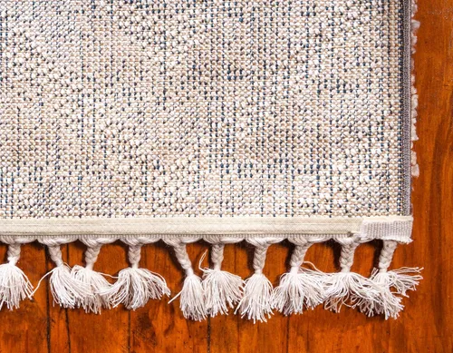 Vista 7 de Unique Loom Hygge Shag Collection - Alfombra de área de diamante (4 pies 1 pulgada x 6 pies 1 pulgada, rectangular, gris/beige)