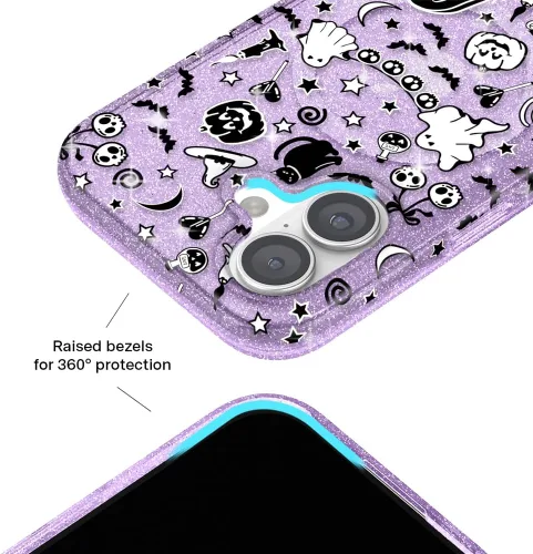 Vista 841 de VELVET CAVIAR Funda para iPhone 15, compatible con MagSafe, probada contra caídas de 10 pies, fundas protectoras de diseño, leopardo color rosa