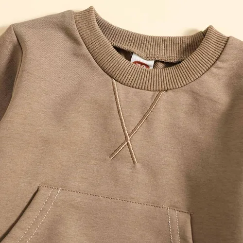 Vista 5 de TBUIALL Ropa de bebé de 3 meses de edad, traje beige, vestidos anudados para bebé, niña recién nacida, vestido de niña de flores de 12-18 meses