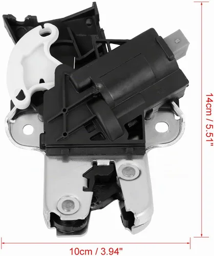 Vista 2 de X AUTOHAUX Pestillo de bloqueo del maletero de la tapa del maletero para Audi A6 2005-2011 4F5827505D