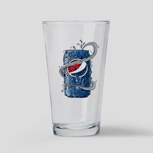 Vista 10 de CafePress 90S - Vaso de pinta Pepsi, 16 oz. Vaso para beber