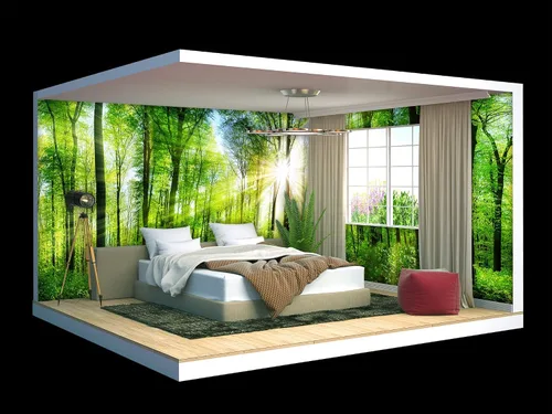 Vista 19 de Papel tapiz espacial 3D para dormitorio, murales de pared extra grandes para sala de estar, 151 x 105 pulgadas (no se puede despegar ni pegar)