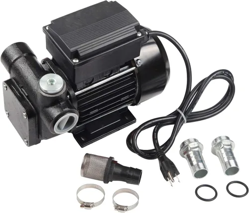 Vista 8 de Trupow Bomba extractora de transferencia de combustible eléctrico de autocebado para diesel, queroseno y aceite de 110V CA 15GPM